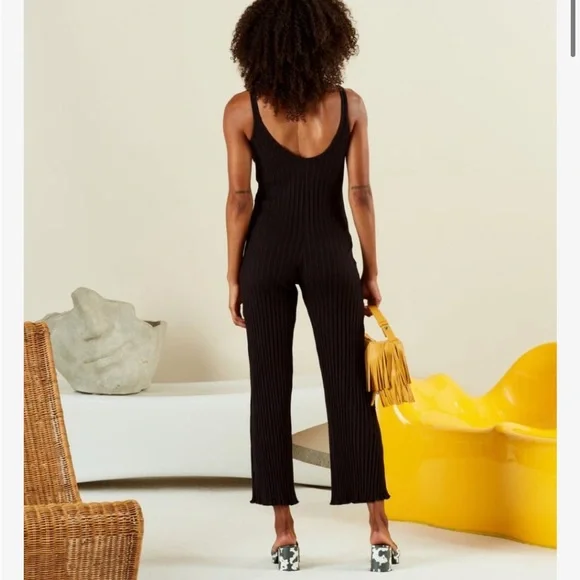 Simon Miller Malo Rib-Knit Jumpsuit S - Picture 3 of 7